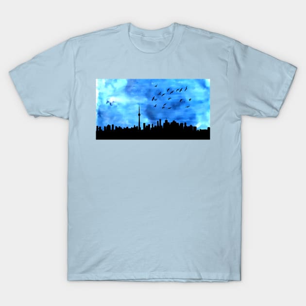 Toronto Skyline T-Shirt by jhsells98